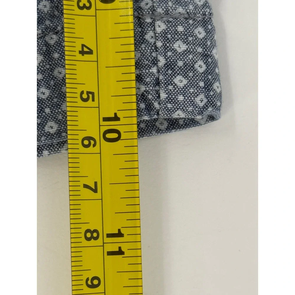 Banana Republic Mens Blue White Geometric Medallion Print‎ Cotton Shorts Sz 33